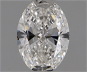 Diamante Natural 0.70 quilates, Ovalado , Color F, claridad VS1 y certificado GIA