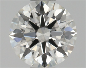 Picture of Natural Diamond 0.43 Carats, Round with Excellent Cut, I Color, VVS1 Clarity and Certified by GIA