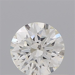 Picture of Natural Diamond 0.40 Carats, Round with Excellent Cut, G Color, SI2 Clarity and Certified by IGI