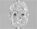 Natural Diamond 2.20 Carats, Oval with  Cut, D Color, VVS1 Clarity and Certified by GIA
