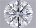 Lab Grown Diamond 2.73 Carats, Round with Ideal Cut, D Color, VVS1 Clarity and Certified by IGI
