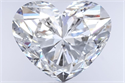 Natural Diamond 2.02 Carats, Heart with  Cut, E Color, SI2 Clarity and Certified by GIA
