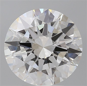 Picture of Lab Grown Diamond 5.05 Carats, Round with Excellent Cut, F Color, VVS2 Clarity and Certified by IGI