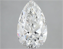 Natural Diamond 1.52 Carats, Pear with  Cut, E Color, VVS1 Clarity and Certified by GIA