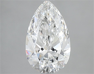 Picture of Natural Diamond 1.52 Carats, Pear with  Cut, E Color, VVS1 Clarity and Certified by GIA