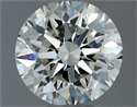 Natural Diamond 0.90 Carats, Round with Very Good Cut, K Color, VVS2 Clarity and Certified by GIA