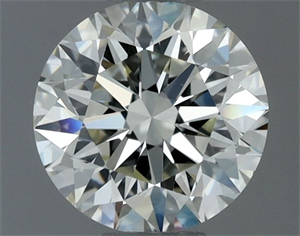 Picture of Natural Diamond 0.90 Carats, Round with Very Good Cut, K Color, VVS2 Clarity and Certified by GIA