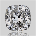 Natural Diamond 0.54 Carats, Cushion with  Cut, D Color, VVS2 Clarity and Certified by GIA