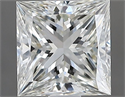 Natural Diamond 1.01 Carats, Princess with  Cut, I Color, VVS1 Clarity and Certified by IGI