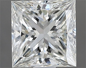 Picture of Natural Diamond 1.01 Carats, Princess with  Cut, I Color, VVS1 Clarity and Certified by IGI