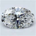 Diamante Natural 2.55 quilates, Ovalado , Color D, claridad VS2 y certificado GIA