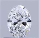 Diamante Natural 0.40 quilates, Ovalado , Color D, claridad VVS2 y certificado IGI