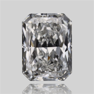 Picture of Natural Diamond 0.33 Carats, Radiant with  Cut, F Color, VS1 Clarity and Certified by GIA