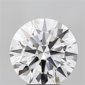 Picture of Lab Grown Diamond 4.10 Carats, Round with Ideal Cut, D Color, IF Clarity and Certified by IGI