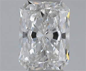 Picture of Natural Diamond 0.54 Carats, Radiant with  Cut, E Color, VS2 Clarity and Certified by GIA