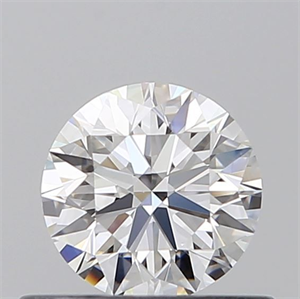 Picture of Natural Diamond 0.48 Carats, Round with Excellent Cut, D Color, FL Clarity and Certified by GIA