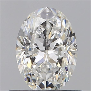 Picture of Natural Diamond 0.60 Carats, Oval with  Cut, F Color, SI1 Clarity and Certified by GIA