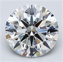 Diamante Natural 3.10 quilates, Redondo , Color H, claridad VS1 y certificado GIA