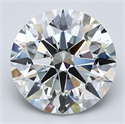 Diamante Natural 3.10 quilates, Redondo , Color H, claridad VS1 y certificado GIA