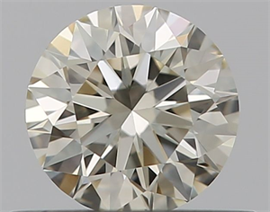Picture of Natural Diamond 0.40 Carats, Round with Excellent Cut, L Color, VS2 Clarity and Certified by GIA