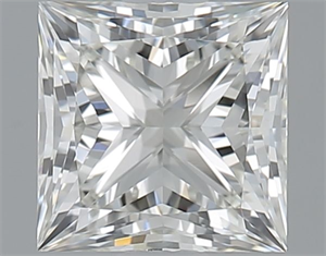 Picture of Natural Diamond 1.00 Carats, Princess with  Cut, H Color, VVS1 Clarity and Certified by IGI