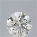 Natural Diamond 0.50 Carats, Round with Excellent Cut, H Color, VVS2 Clarity and Certified by IGI