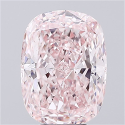 Picture of Lab Grown Diamond 5.10 Carats, CUSHION MODIFIED with  Cut, Fancy Intense Pink Color, VS1 Clarity and Certified by IGI