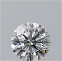 Natural Diamond 0.83 Carats, Round with Excellent Cut, H Color, VS2 Clarity and Certified by GIA