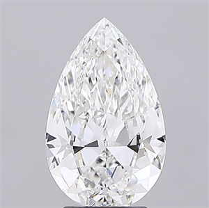 Foto Diamante Natural 3.01 quilates, De pera , Color F, claridad SI1 y certificado GIA de