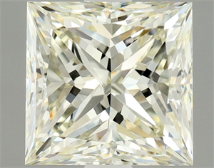 Foto Diamante Natural 1.55 quilates, Princesa , Color M, claridad SI1 y certificado GIA de