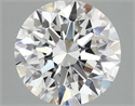 Del inventario de diamantes de laboratorio, 2.55 quilates, Redondo , Color F, claridad VVS2 y certificado IGI