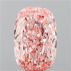 Picture of Lab Grown Diamond 9.22 Carats, CUSHION MODIFIED with  Cut, Fancy Vivid Pink Color, VS2 Clarity and Certified by IGI
