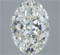 Natural Diamond 3.00 Carats, Oval with  Cut, G Color, SI1 Clarity and Certified by GIA