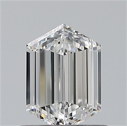 Picture of Natural Diamond 0.70 Carats, HEXAGONAL with  Cut, F Color, VVS1 Clarity and Certified by GIA