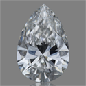 Diamante Natural 0.26 quilates, De pera , Color F, claridad VS2 y certificado GIA