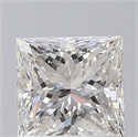Natural Diamond 1.01 Carats, Princess with  Cut, G Color, SI2 Clarity and Certified by GIA
