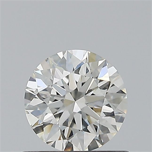 Foto Diamante Natural 0.52 quilates, Redondo , Color H, claridad SI1 y certificado GIA de