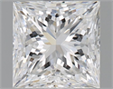 Natural Diamond 1.02 Carats, Princess with  Cut, E Color, VVS2 Clarity and Certified by GIA