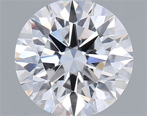 Picture of Lab Grown Diamond 1.01 Carats, Round with Ideal Cut, D Color, VVS2 Clarity and Certified by IGI