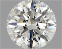 Natural Diamond 0.76 Carats, Round with Excellent Cut, J Color, VS2 Clarity and Certified by GIA