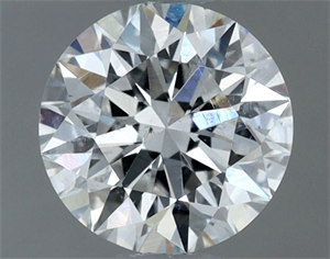 Picture of Natural Diamond 0.82 Carats, Round with Excellent Cut, F Color, SI2 Clarity and Certified by GIA