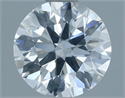 Natural Diamond 0.70 Carats, Round with Excellent Cut, F Color, SI2 Clarity and Certified by GIA