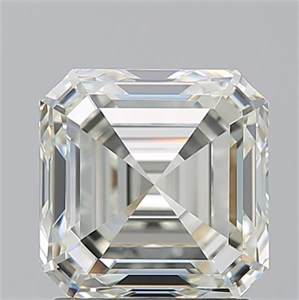 Picture of Natural Diamond 2.03 Carats, Asscher with  Cut, K Color, VVS2 Clarity and Certified by GIA