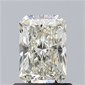 Natural Diamond 0.91 Carats, Radiant with  Cut, J Color, SI1 Clarity and Certified by GIA