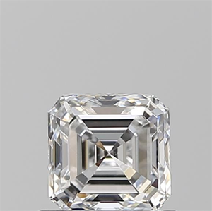 Foto Diamante Natural 0.71 quilates, Asscher , Color E, claridad VS1 y certificado GIA de