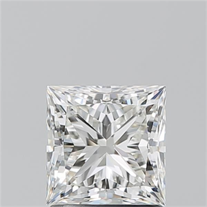 Picture of Natural Diamond 1.50 Carats, Princess with  Cut, I Color, VS1 Clarity and Certified by GIA