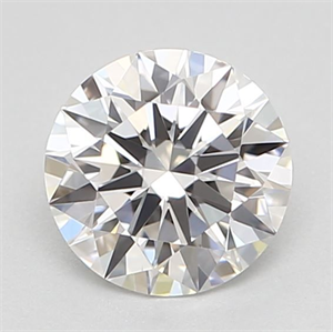 Picture of Natural Diamond 0.42 Carats, Round with Excellent Cut, F Color, VVS1 Clarity and Certified by GIA
