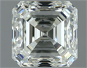 Natural Diamond 1.00 Carats, Asscher with  Cut, J Color, VVS1 Clarity and Certified by IGI