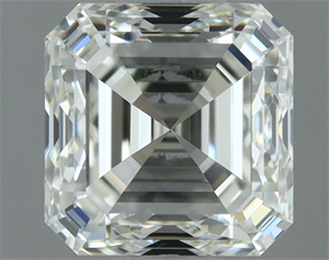 Picture of Natural Diamond 1.00 Carats, Asscher with  Cut, J Color, VVS1 Clarity and Certified by IGI