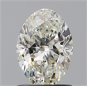 Diamante Natural 0.94 quilates, Ovalado , Color J, claridad VVS1 y certificado GIA